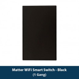 Tuya Black Button Switch för Smart Matter Wall Light Fusion Series