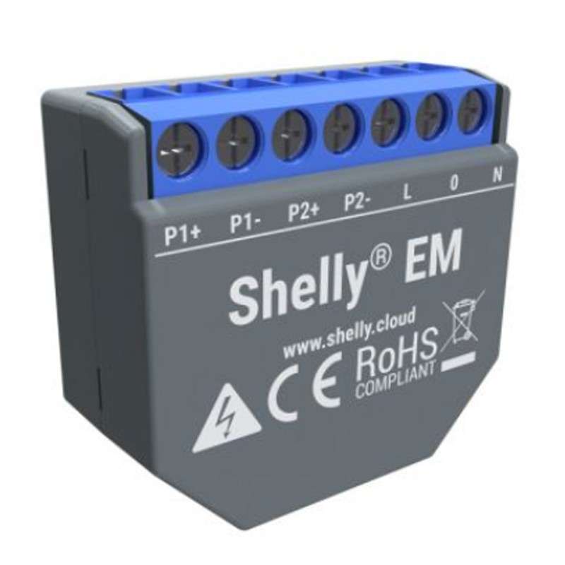 Shelly 2.5 Wireless Relay with Power Monitoring