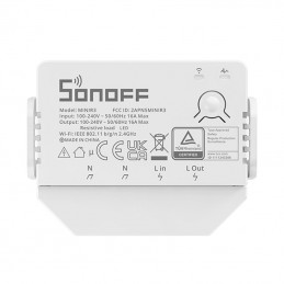 Interrupteur Intelligent Sonoff Mini R3 Sans Neutre 16A