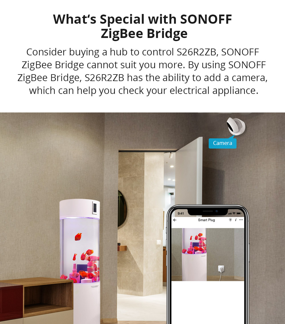 Sonoff S26R2ZB Prise Intelligente Intelligente ZigBee - Expert4house