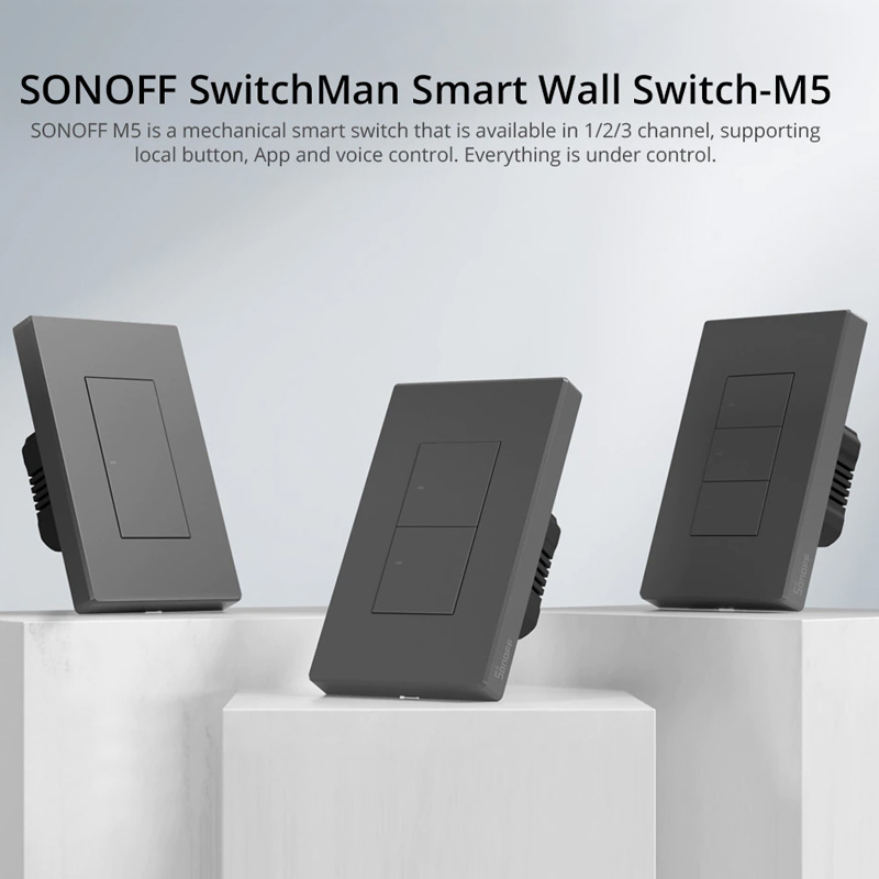 Sonoff SwitchMan M5-120 WLAN-Drucktastenschalter für Box 503