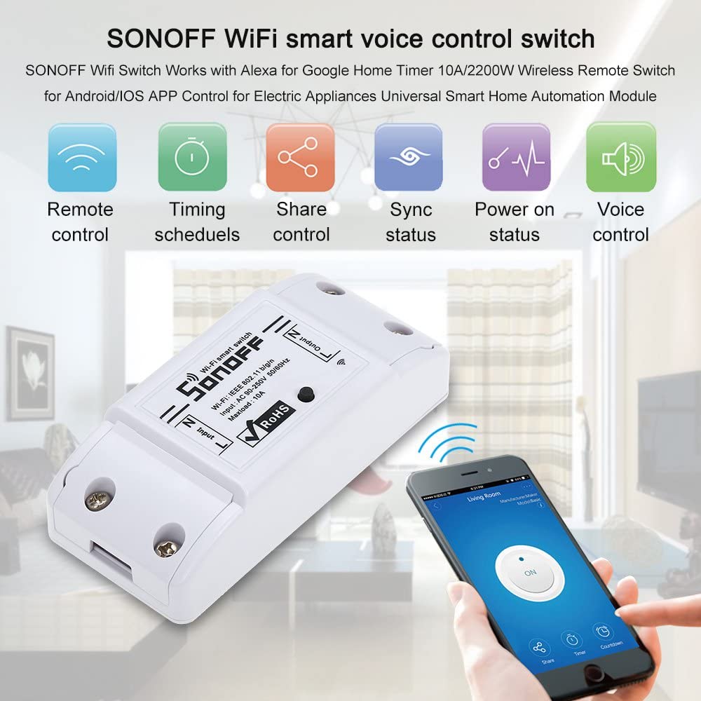 Sonoff Basic Smart Wi-Fi Switch