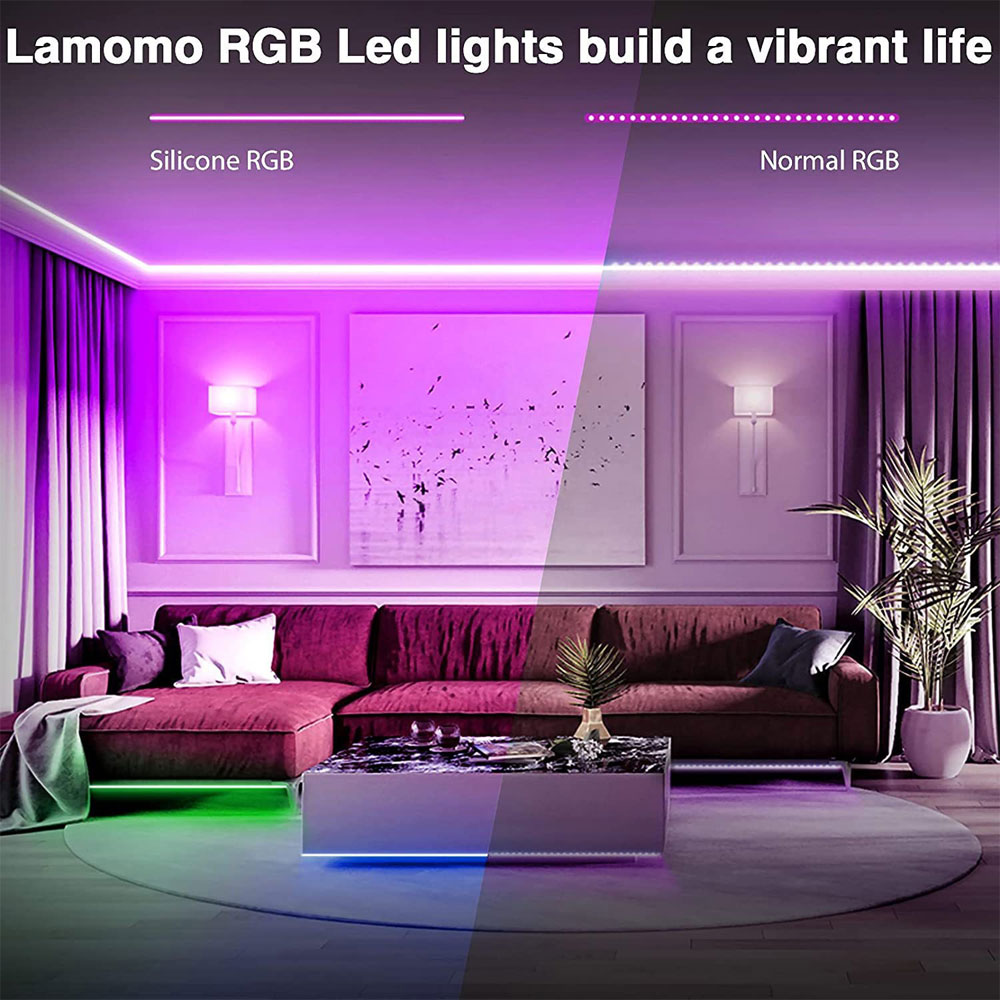 Rgb Motorrad LED Licht unter Glow Neon Strip Bluetooth App Control
