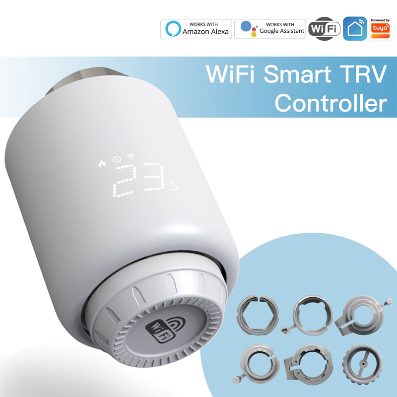 ZigBee Tuya Digital Smart Home Thermostat de radiateur Vanne