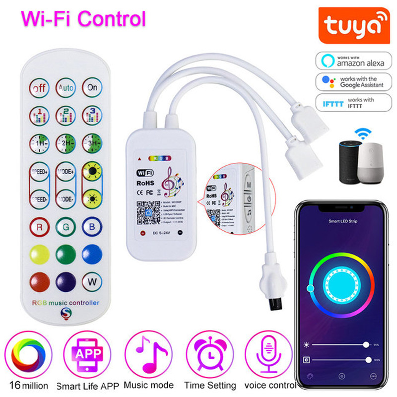 WiFi Smart Controller 4 RGB Double Remote Control
