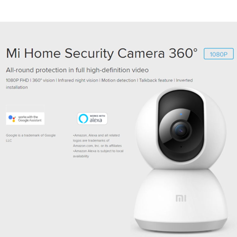 Xiaomi Caméra de Surveillance Mi Home Security Camera 360° 1080P :  : High-Tech