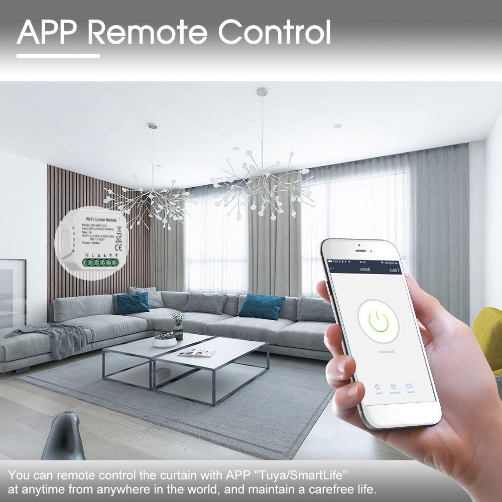 anvek Interruttore Tapparelle WiFi, Modulo Comando Timer per Persiane  Elettriche Senza Fili, Compatibile con Alexa e Google Home, Controllo App  Smart