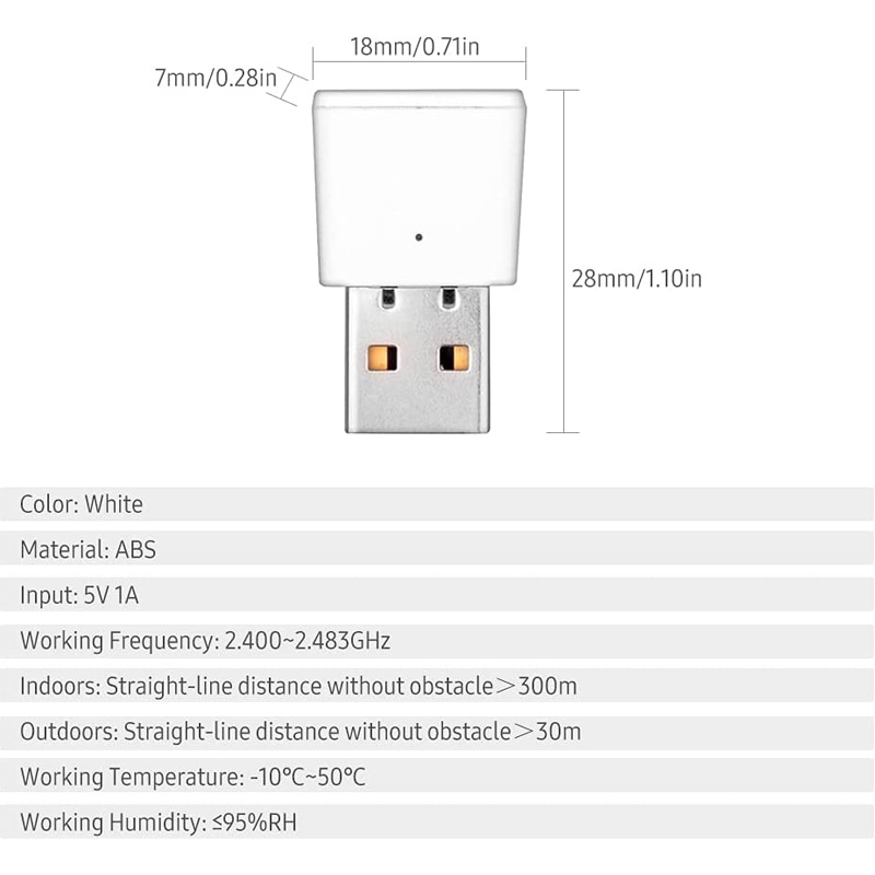  Tuya Mini ZigBee 3.0 Signal Booster Signal Repeaters Signal  Range Extender Smart Home App Control Works with ZigBee Gateways 2022  (White, One Size) : Tools & Home Improvement
