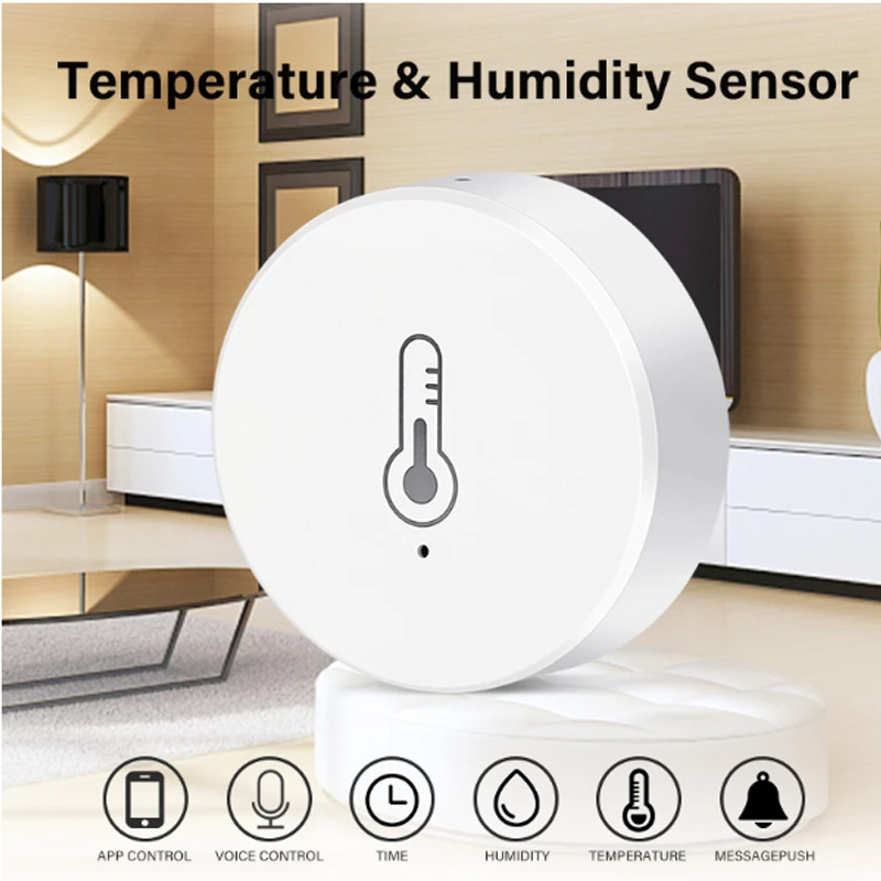 Tuya Mini Sensore di Temperature e Umidità dell'aria Smart ZigBee